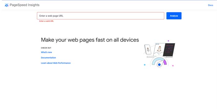 بهینه سازی pagespeed.web.dev