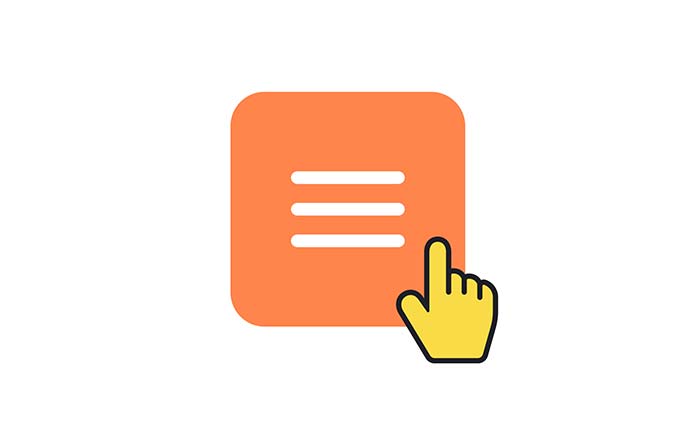 جاوا اسکریپت منو همبرگری